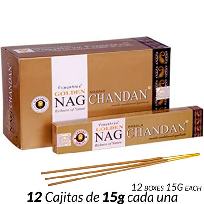 Original incense VIJAYSHREE 180g made in INDIA Golden Nag Budha Champa Chandan Cinnamon Cinnamon Himaalaya Lavender Mantra Meditation Patchouli Red Rose Energy Seven Chakra Temple White Sage