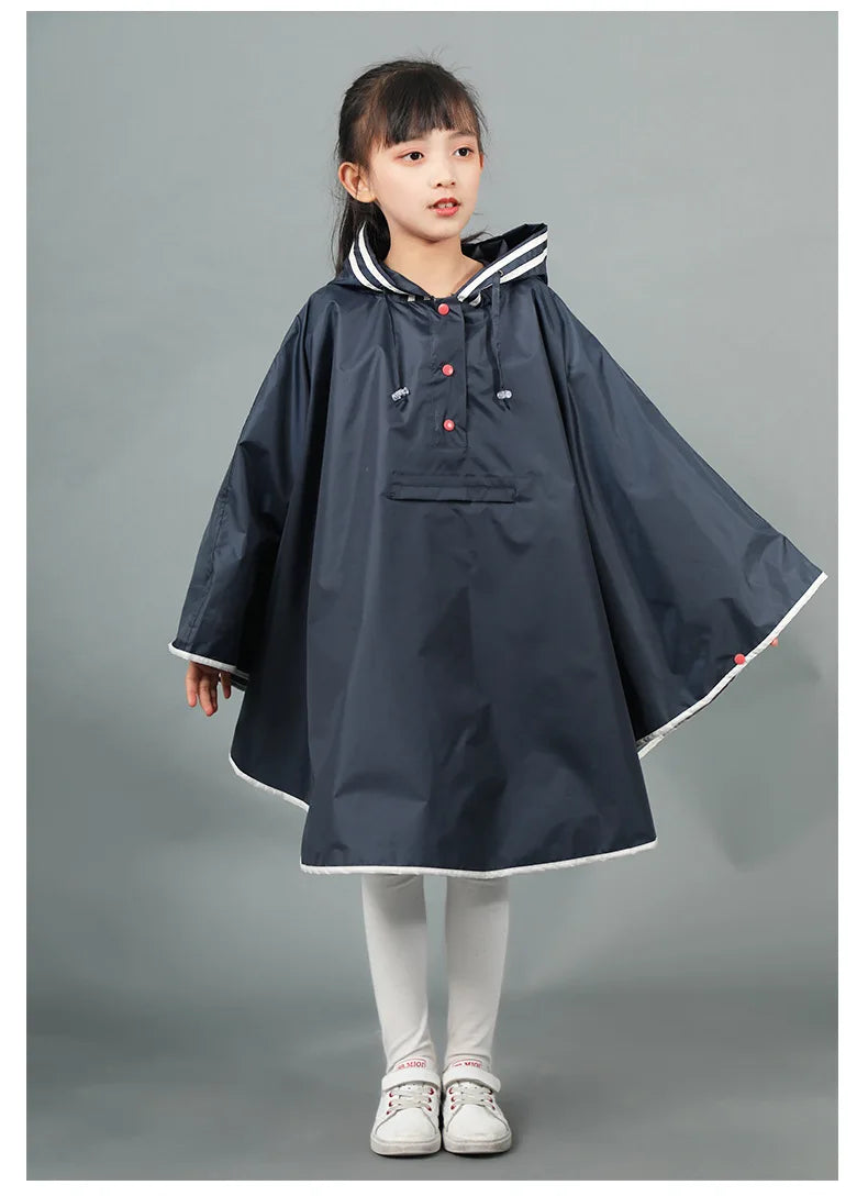 Kids Raincoat Child Rain Coat Cover Poncho Rainwear