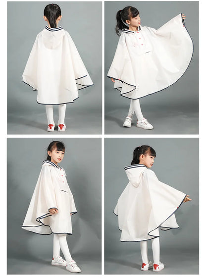 Kids Raincoat Child Rain Coat Cover Poncho Rainwear