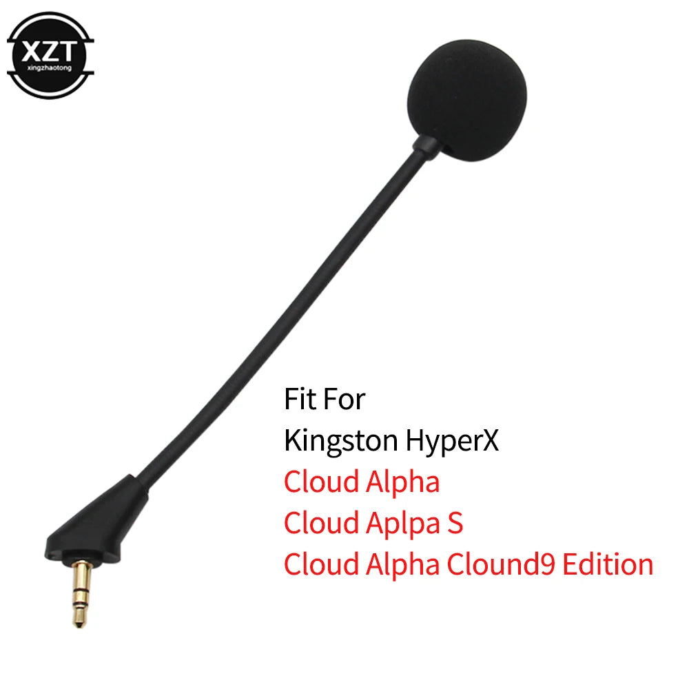 Headsets Microphone for Kingston HyperX Cloud Alpha S 2 II X Core Pro Cloud Flight Cloud9 Edition Gaming Headphones Mic Earpads