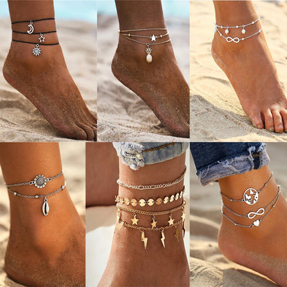 Anklet Bohemian Handmade Beaded Anklet Jewelry Gift