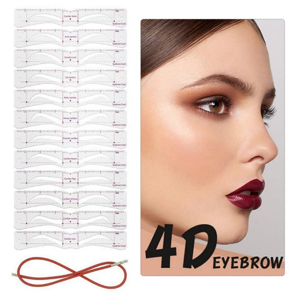 Grooming Shaping Balanced Template Eyebrow Makeup Magic Eye Brow Class Drawing Guide Eyebrow Stencil Card Template Helper