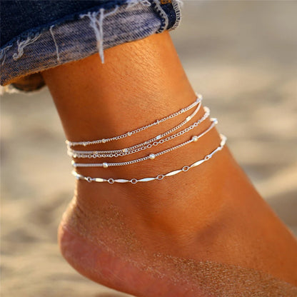 Anklet Bohemian Handmade Beaded Anklet Jewelry Gift