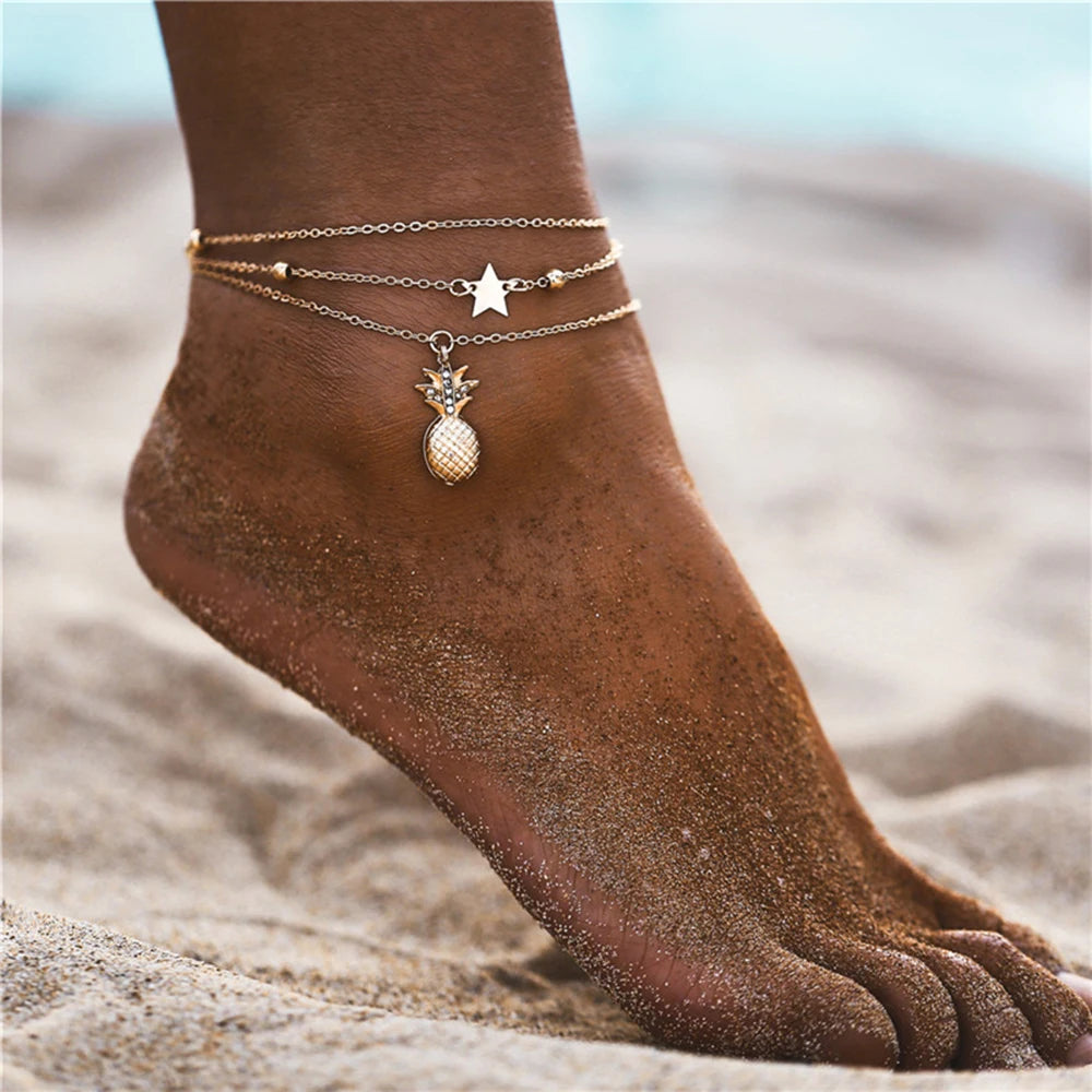 Anklet Bohemian Handmade Beaded Anklet Jewelry Gift