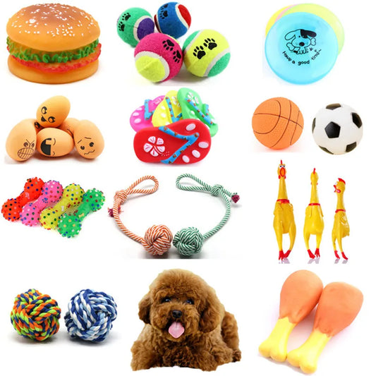 1PC Rubber Squeak Toys for Dog Toys Tooth Grinding & Training Toy