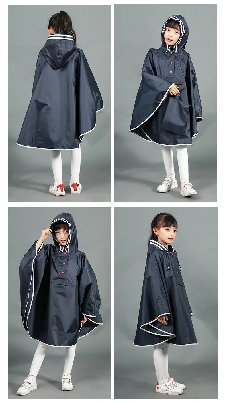 Kids Raincoat Child Rain Coat Cover Poncho Rainwear