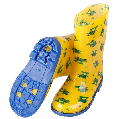 Children's High Rain Boots PVC Rainboots Waterproof