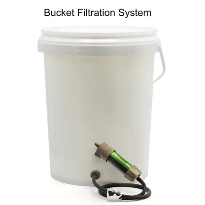 Portable Camping Water Filter System with 2000 Liters Emergency Survival Tool