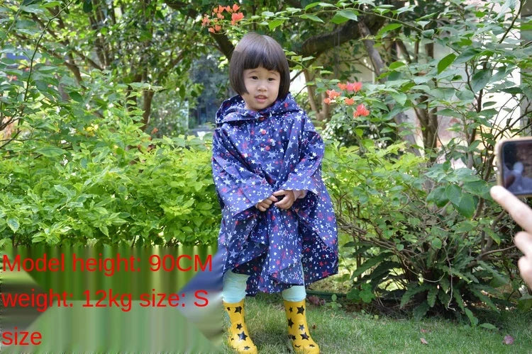 Kids Raincoat Child Rain Coat Cover Poncho Rainwear