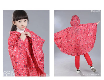 Kids Raincoat Child Rain Coat Cover Poncho Rainwear