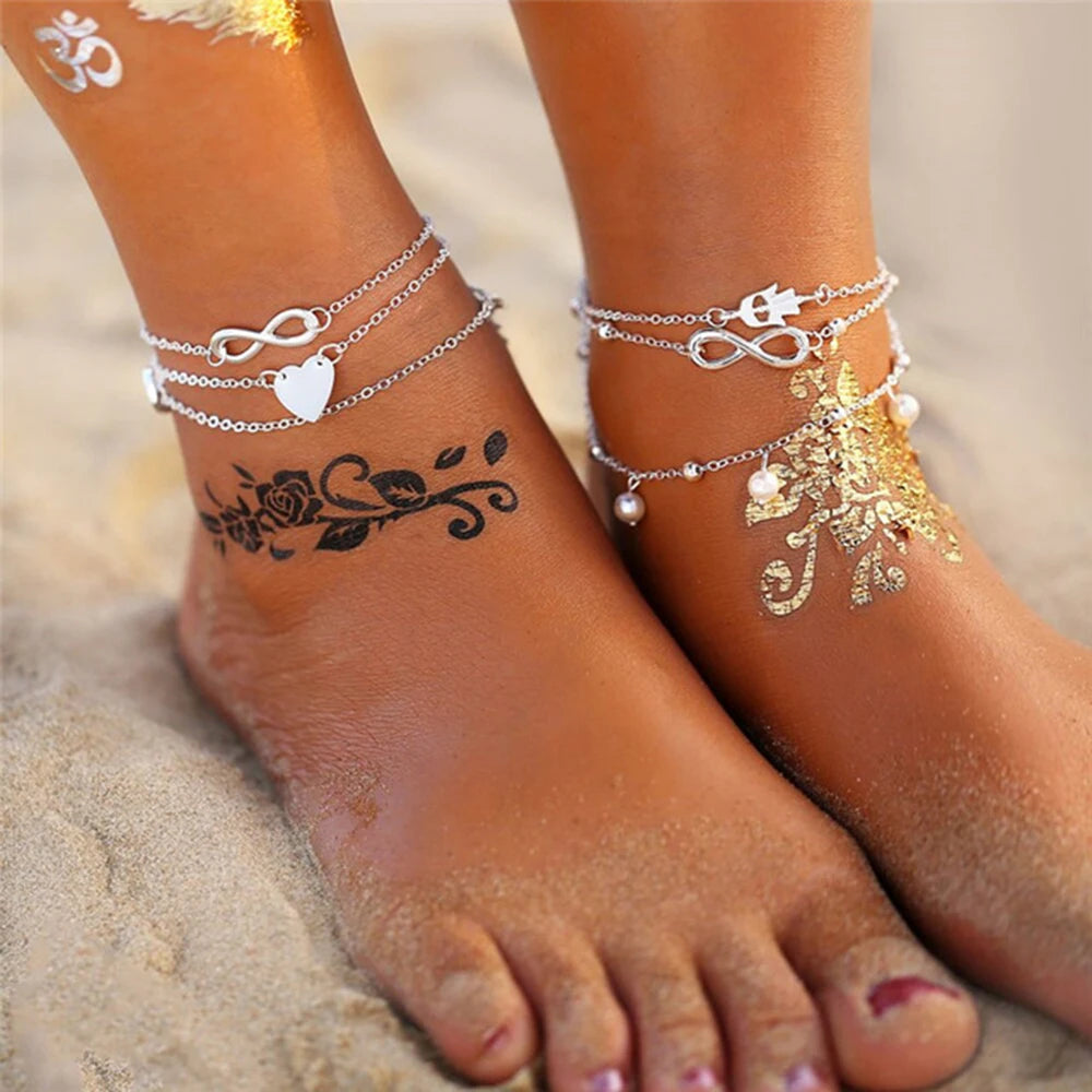 Anklet Bohemian Handmade Beaded Anklet Jewelry