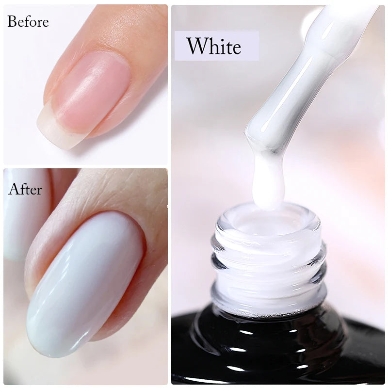 7ML Fiber Rubber Base Gel for Broken Nail Repaired Fiberglass