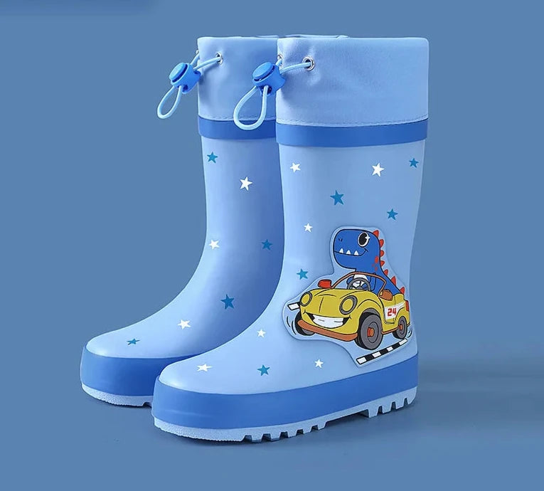 Rain Boots Cartoon Kids Rain Shoes_Dinosaur