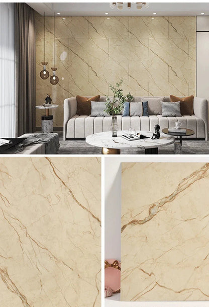 Self Adhesive Marble Wallpaper Waterproof Floor