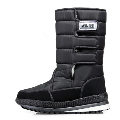 Men's Boots -40° Warm Mid-calf Snow Boots Men Winter Shoes