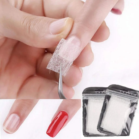 10/20/50Pcs Nail Extension Silk Fiberglass