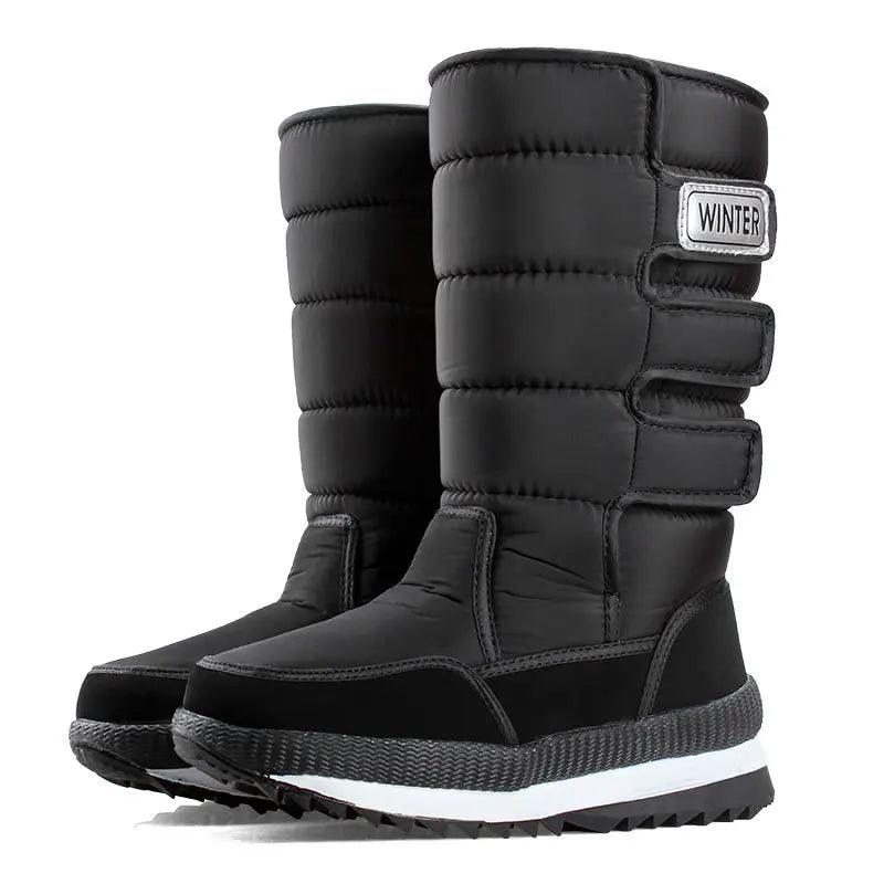 Men's Boots -40° Warm Mid-calf Snow Boots Men Winter Shoes