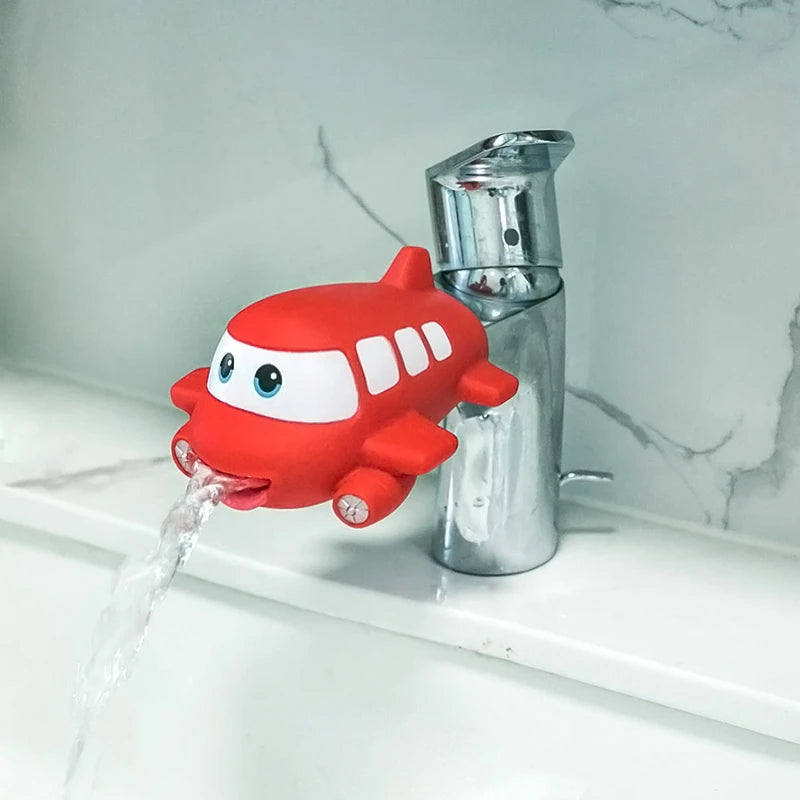 Airplane Shark Dolphin water tap Faucet Extender Saving silicone Faucet Extension Tool Help kid Washing hand kid toy