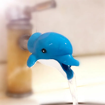 Airplane Shark Dolphin water tap Faucet Extender Saving silicone Faucet Extension Tool Help kid Washing hand kid toy