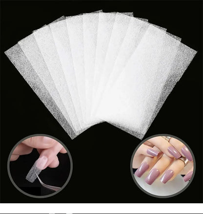 10/20/50Pcs Nail Extension Silk Fiberglass