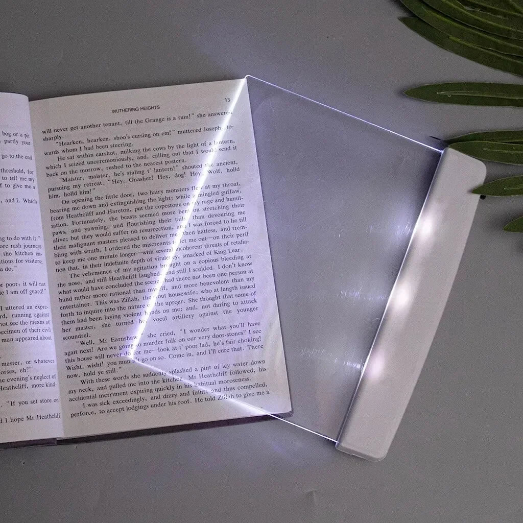 1Pc LED Flat Panel Night Vision Reading Light Eye Protection Reading Light Student Night Light Creative LED Book Eye Care Light