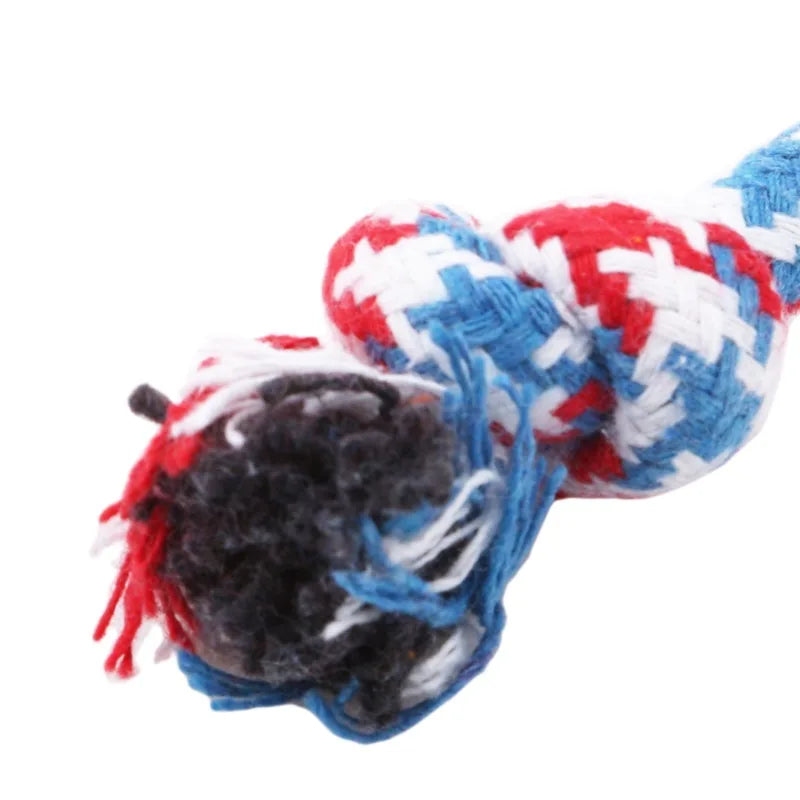 Pet Dog Puppy Cotton Chew Knot Toy Durable  Funny Tool Dog Chewing Toys