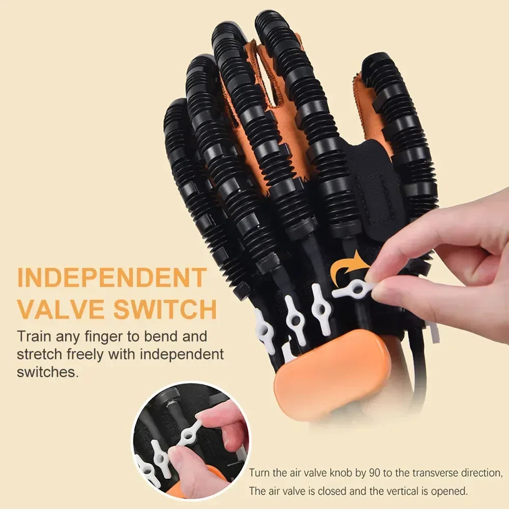 Rehabilitation Robot Glove Hand Device Finger Training Massage Gloves Stroke Hemiplegia Rehabilitation Hand Function Recovery