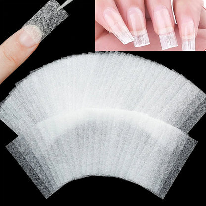 10/20/50Pcs Nail Extension Silk Fiberglass