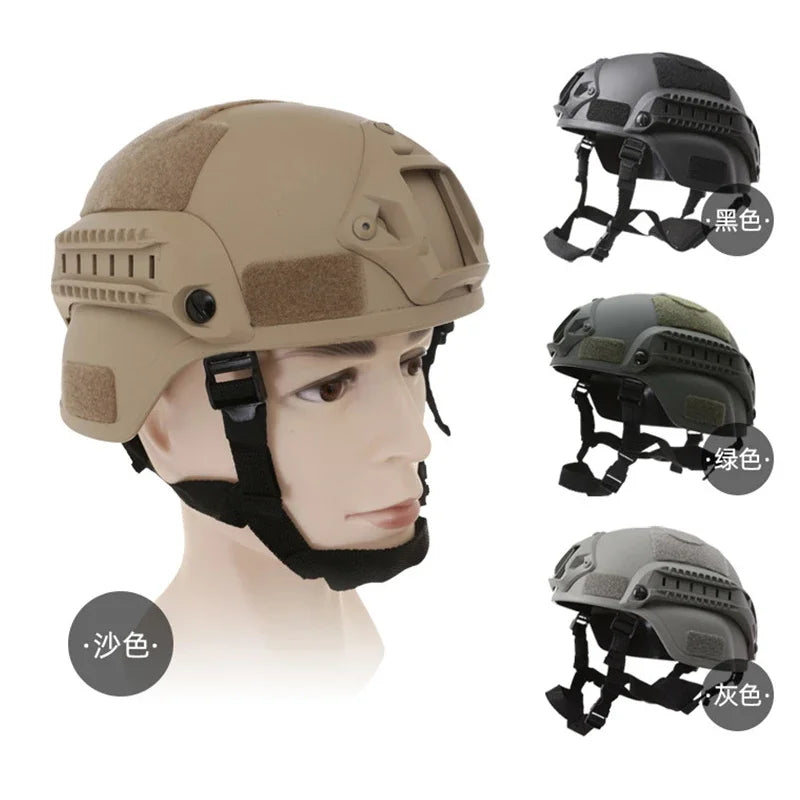 Military Helmet FAST Helmet MICH2000 Airsoft MH Tactical Helmet Outdoor Tactical Painball CS SWAT Riding Protect Equipment