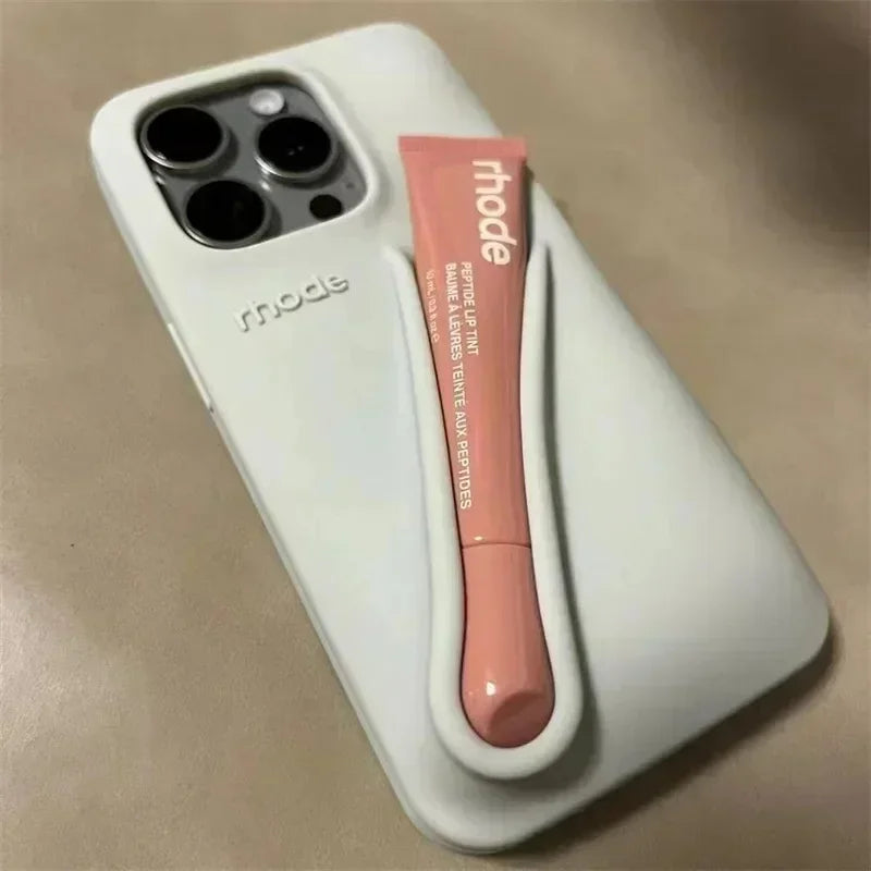 Phone Case For iPhone 11 Pro Max Portable Lip Gloss Holder Ins Hot Cover