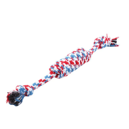 Pet Dog Puppy Cotton Chew Knot Toy Durable  Funny Tool Dog Chewing Toys