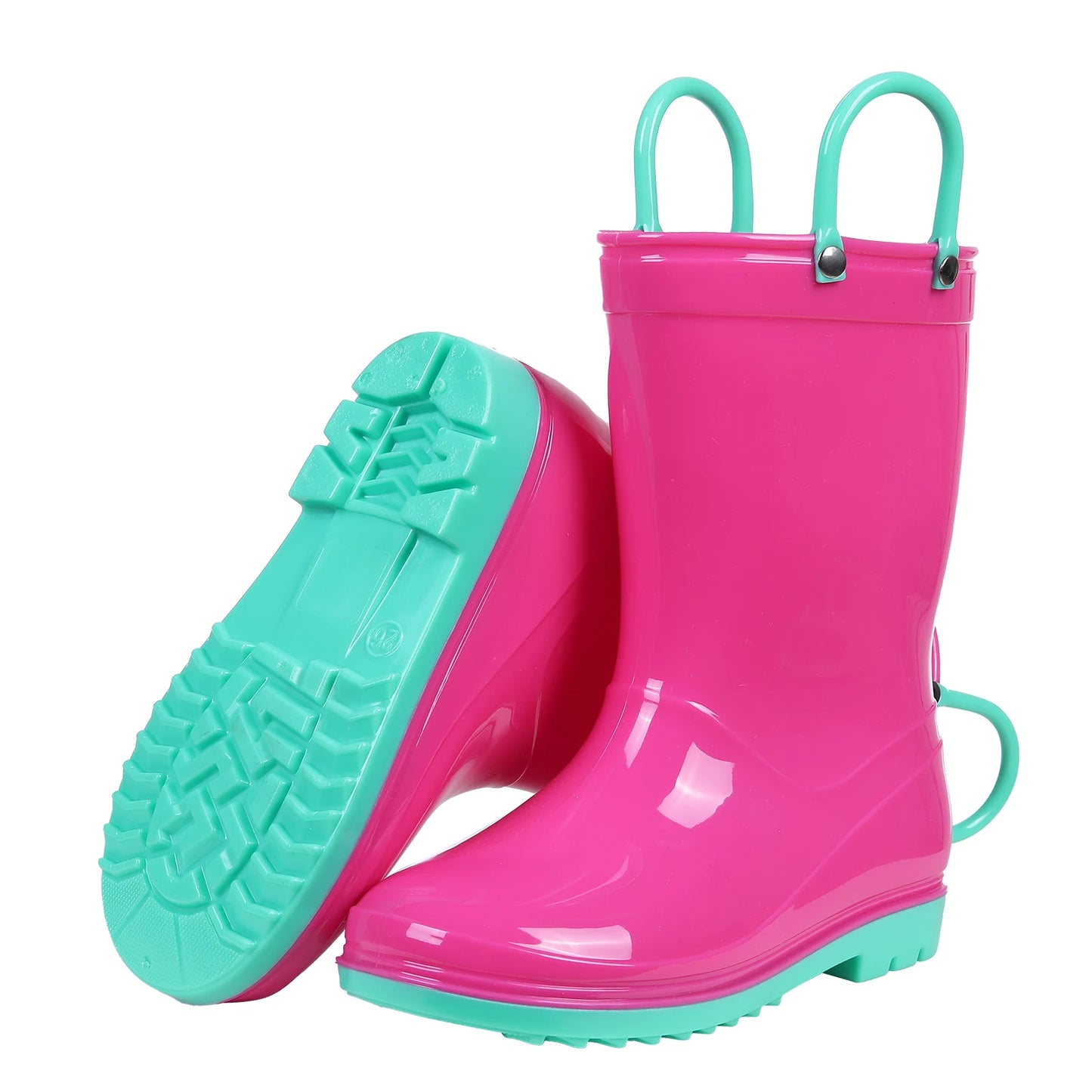 Kids Rain Boots With Handles Rain Shoes For Kids