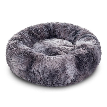 40-90cm Fluffy Dog Bed For Large Round Dog Bed Super Soft Cat House Plush Cat Nest Winter Warm Dog Pet Bed