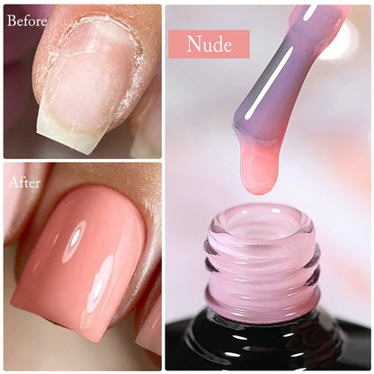 7ML Fiber Rubber Base Gel for Broken Nail Repaired Fiberglass