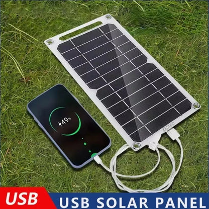 Folding Bag 10-100W Solar Panel Portable USB+DC Output Solar Charger Outdoor Power Supply Mobile Phone Generator