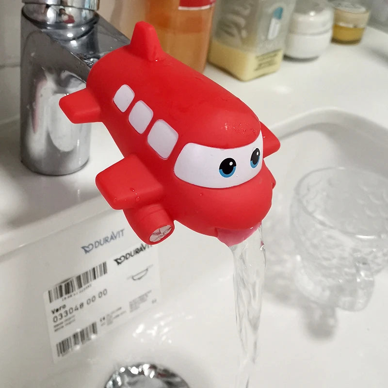 Airplane Shark Dolphin water tap Faucet Extender Saving silicone Faucet Extension Tool Help kid Washing hand kid toy