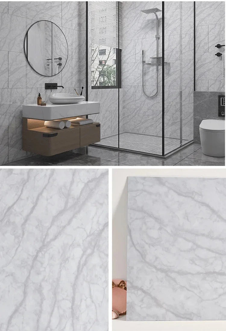 Self Adhesive Marble Wallpaper Waterproof Floor