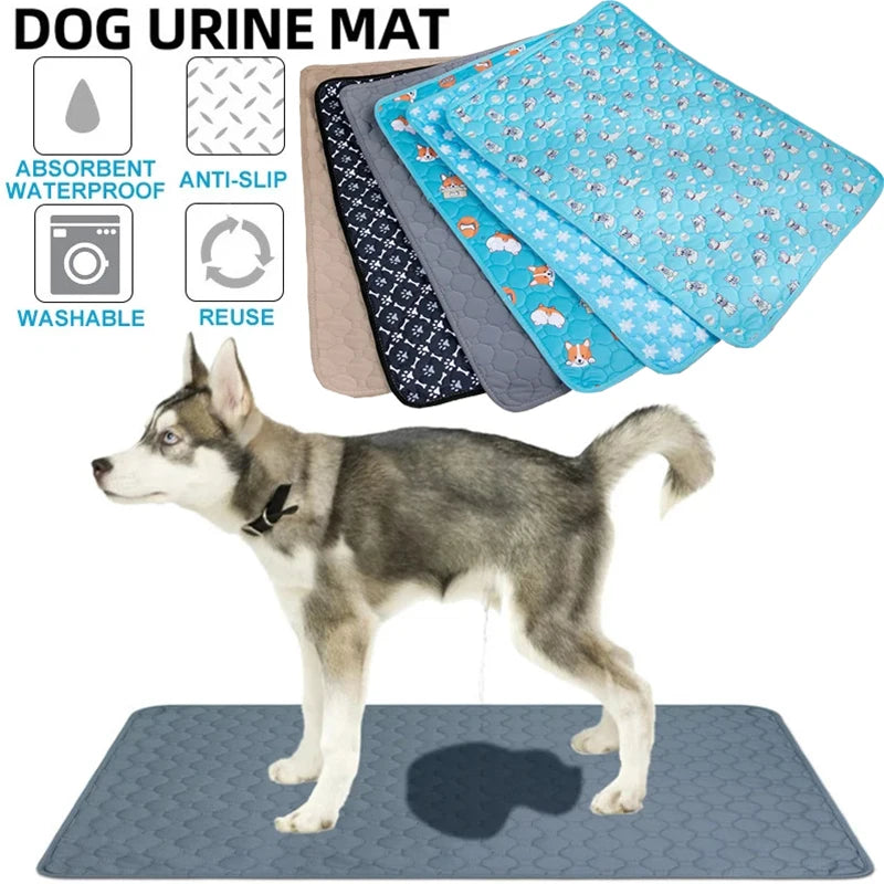 Dog Pee Pad Blanket Reusable Absorbent Diaper Washable Puppy Training Pad