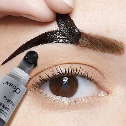 Semi Permanent Eyebrow Dye Tint Fast Gel Eyelash Kit Eyebrows Tint Dye Makeup Eyebrow Cream