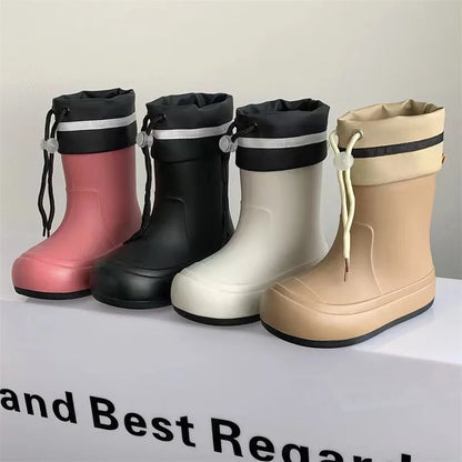 Children Rubber Boots Rain Boots Waterproof Botte De Pluie Enfants