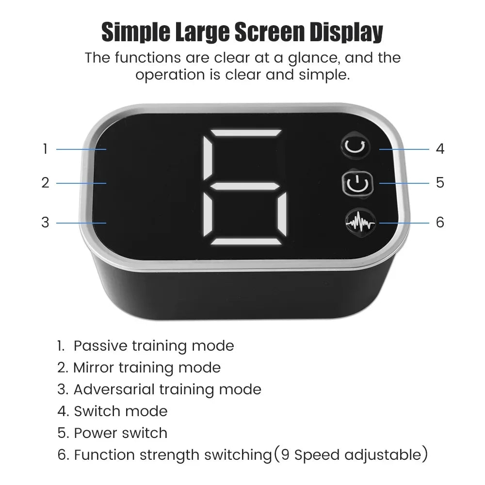 Left & Right Hand Finger Rehabilitation Exerciser Robot Gloves Stroke Hemiplegia Cerebral Infarction Training Equipment Therapy