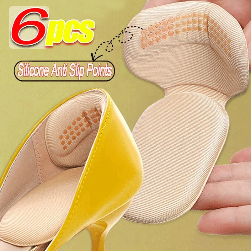 2/6pc Silicone Gel Insoles Protector Stickers Shoe Pads