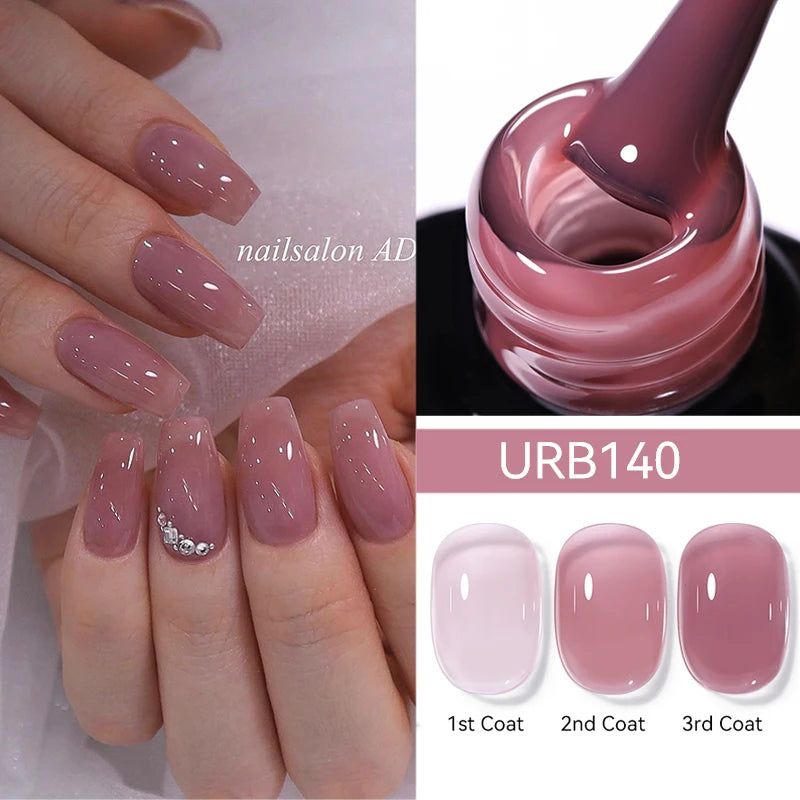 7ML Fiber Rubber Base Gel for Broken Nail Repaired Fiberglass