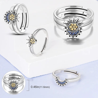 Silver Stackable Vintage Leaf Ring Crystal S925 Bowknot Rings Original Finger Rings Retro Jewelry