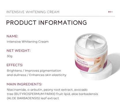 Whitening Cream For Dark Skin Underarm Bleaching Armpit Lightening And Intimate Area Woman Moisturizer Korean Skin Care Products