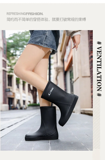 Fashionable and Versatile Rain Boots Rain Boot Waterproof