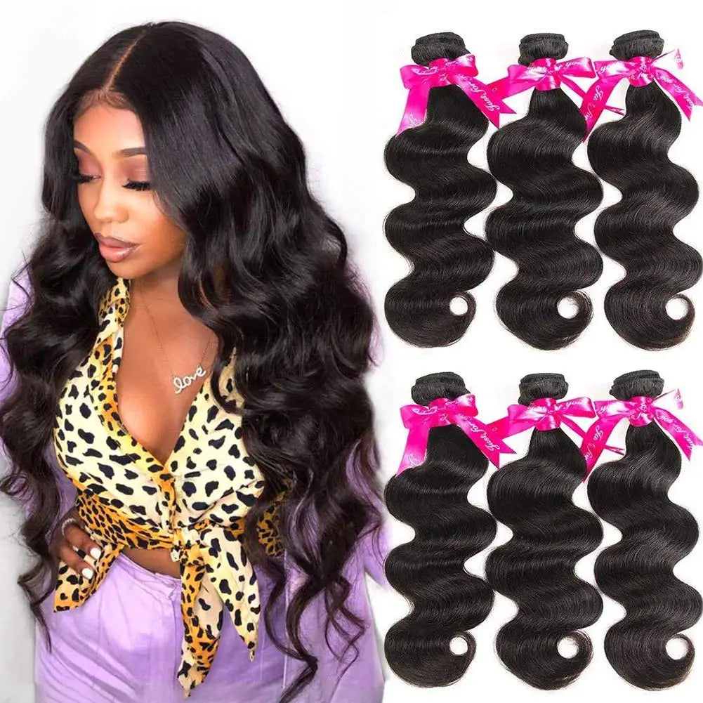 Brazilian Body Wave Bundles 100% Unprocessed Virgin Hair Human Hair Weave Bundles