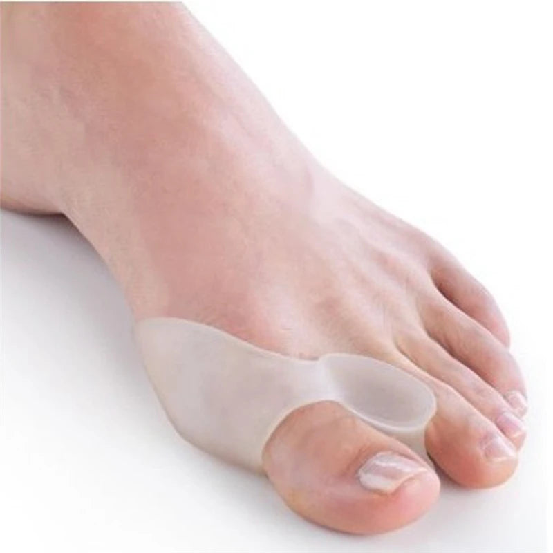 1pair Silicone Gel Thumb Corrector Bunion Little Toe Protector