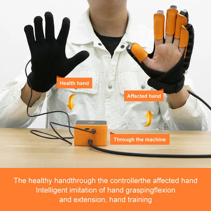 Rehabilitation Robot Glove Hand Device Finger Training Massage Gloves Stroke Hemiplegia Rehabilitation Hand Function Recovery