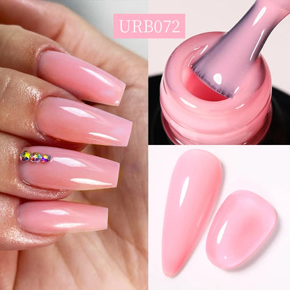 7ML Fiber Rubber Base Gel for Broken Nail Repaired Fiberglass